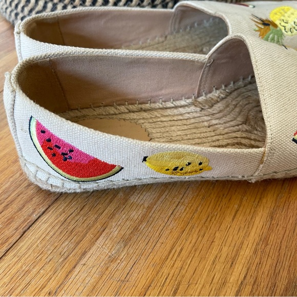 J. Crew Embroidered Fruit Slip on Espadrille Shoe - Picture 9 of 14